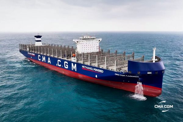 CMA CGM expands methanol dual-fleet with new container ship