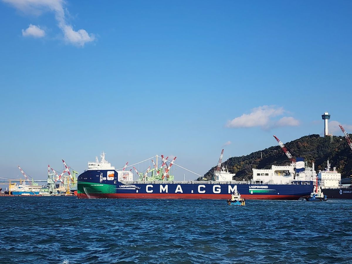 CMA CGM takes delivery of final LNG dual-fuel vessel