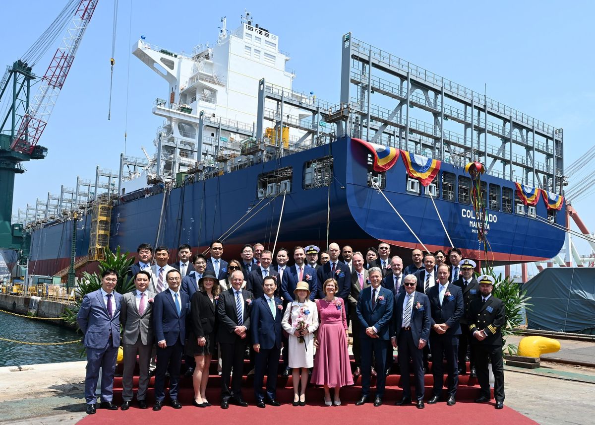 MPCC launches two methanol-ready container ships